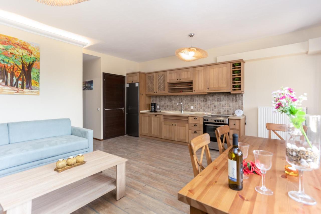 Twinstars Apartment With Courtyard And View Kalyves Polygyrou Extérieur photo