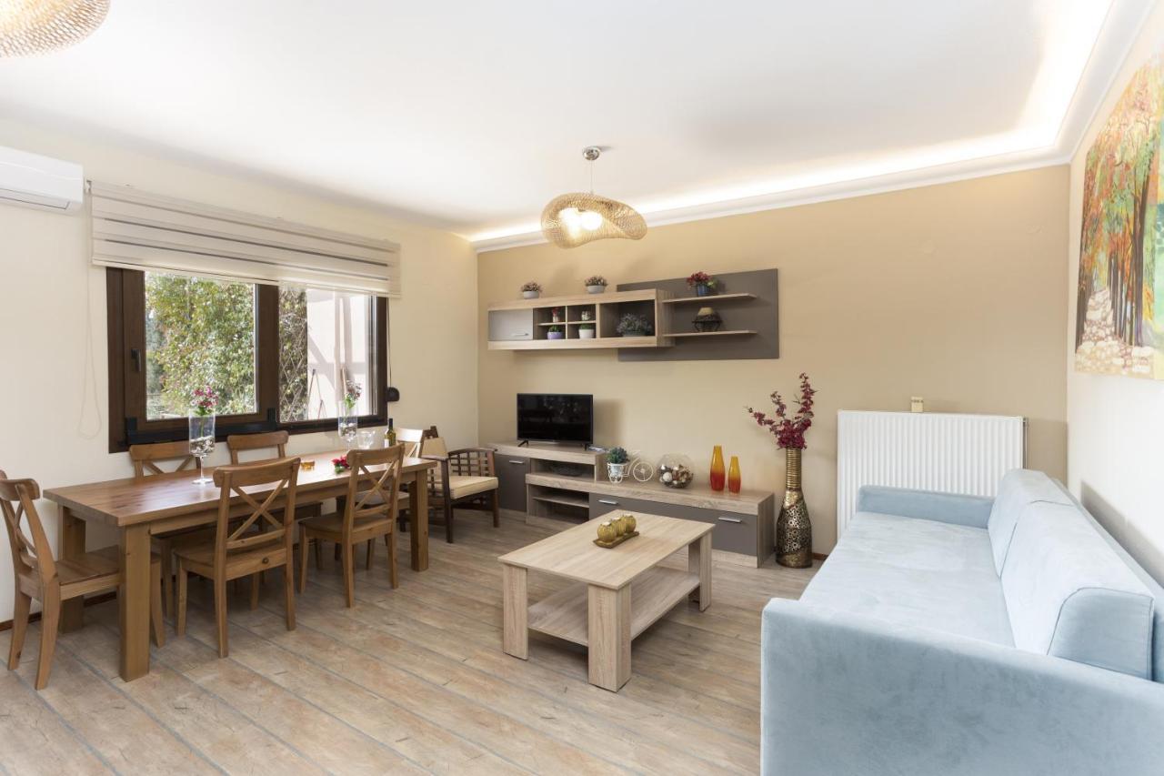Twinstars Apartment With Courtyard And View Kalyves Polygyrou Extérieur photo
